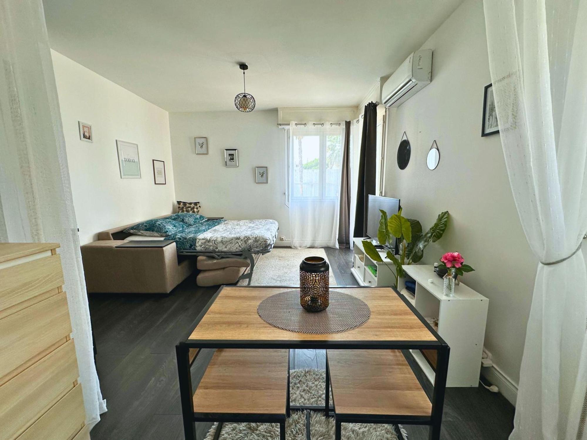 Cosy Palm Beach, Studio Pres De La Mer Et De La Croisette Cannes Exterior foto